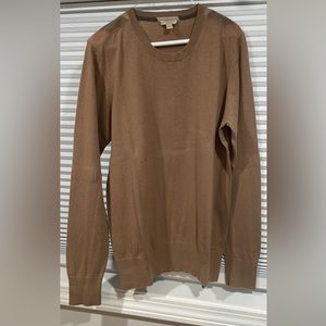 Men’s Burberry Brit crew cashmere sweater.